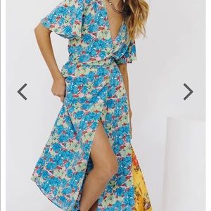 Verge Girl Floral Wrap Dress